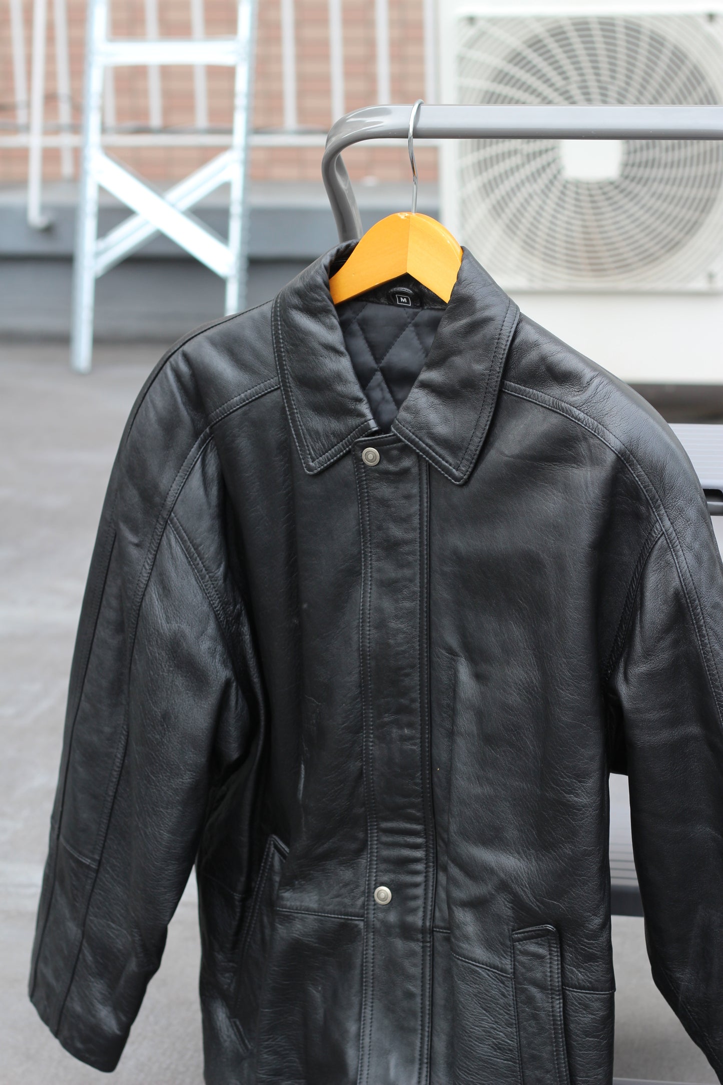 Men's Utility Leather Jacket x3点