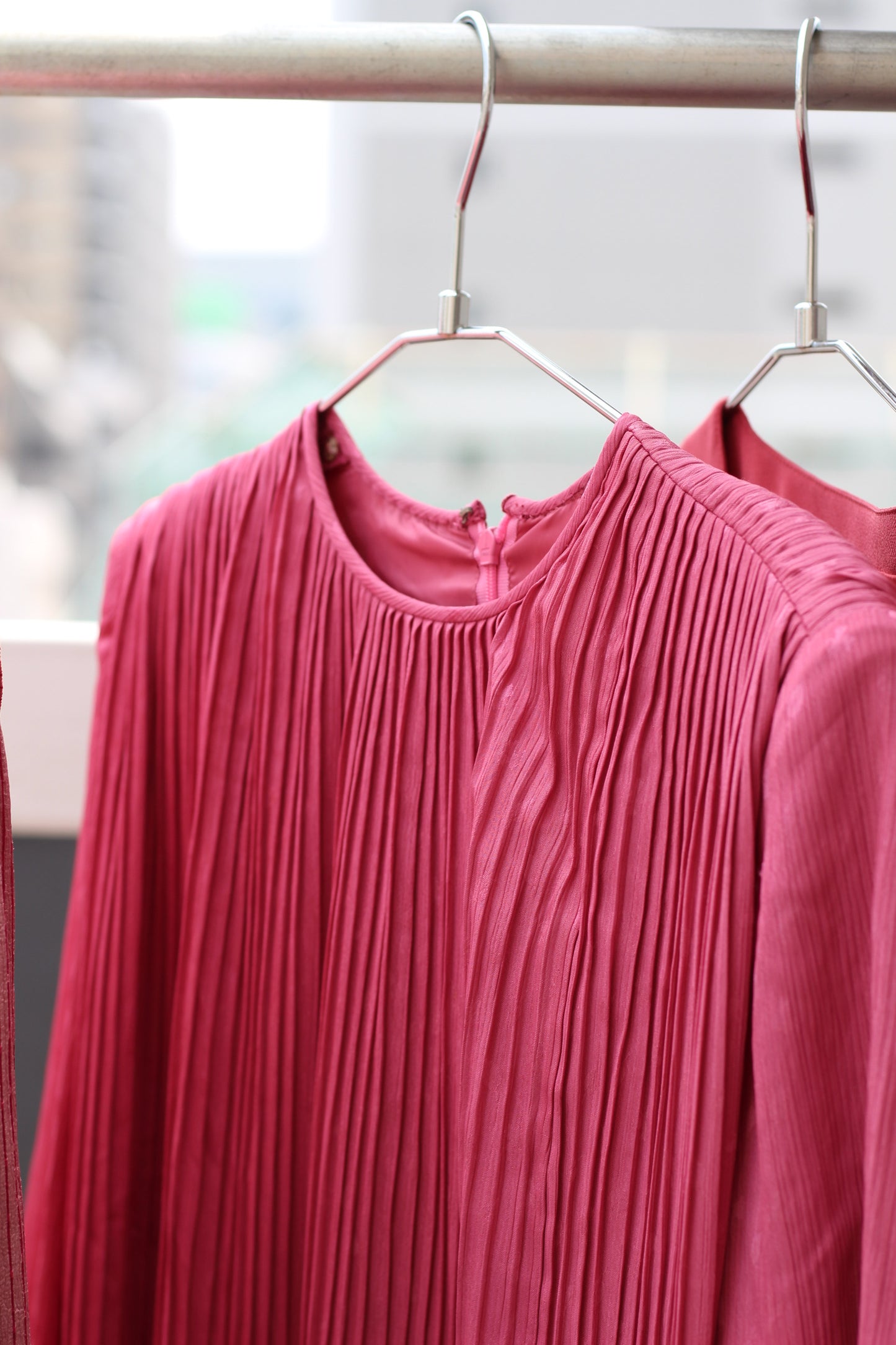 Vintage Pink Design Long Sleeve One-Piece x6点