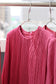 Vintage Pink Design Long Sleeve One-Piece x6点