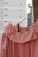 Vintage Pink Design Long Sleeve One-Piece x6点
