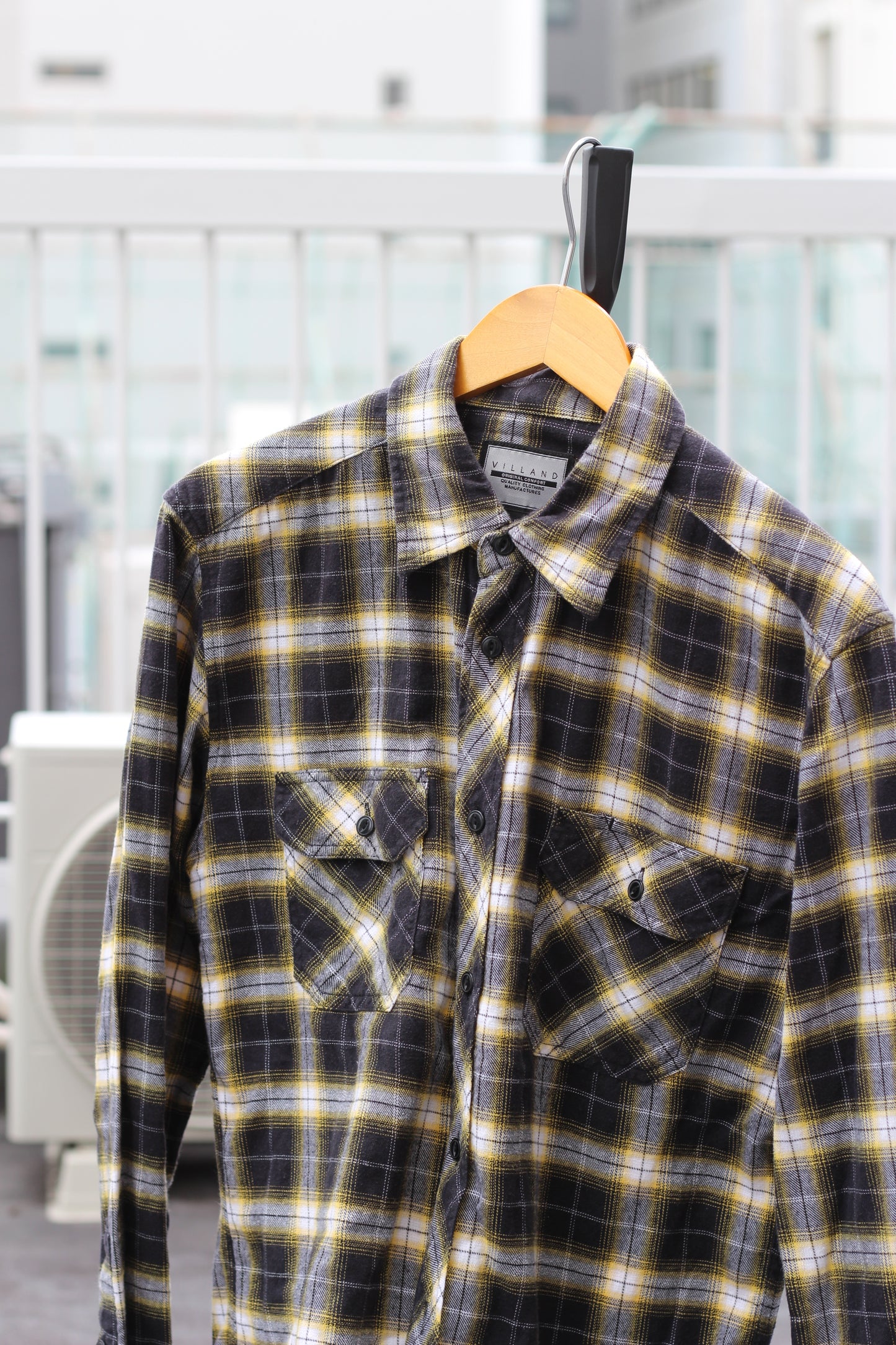 Men's Ombre Check Long Sleeve Shirt x3点