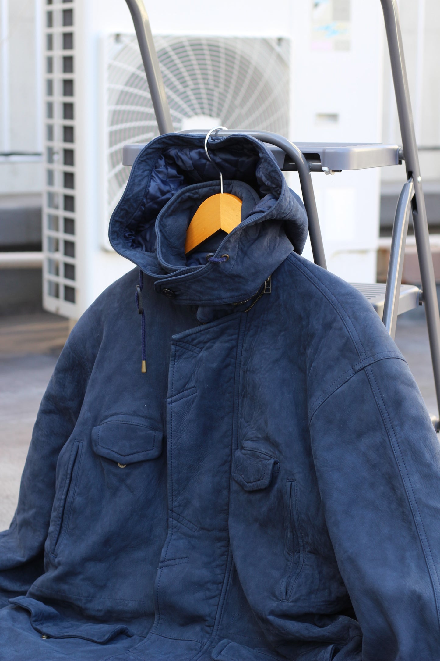 Men's Vintage Hoodies Leather Coats x3点