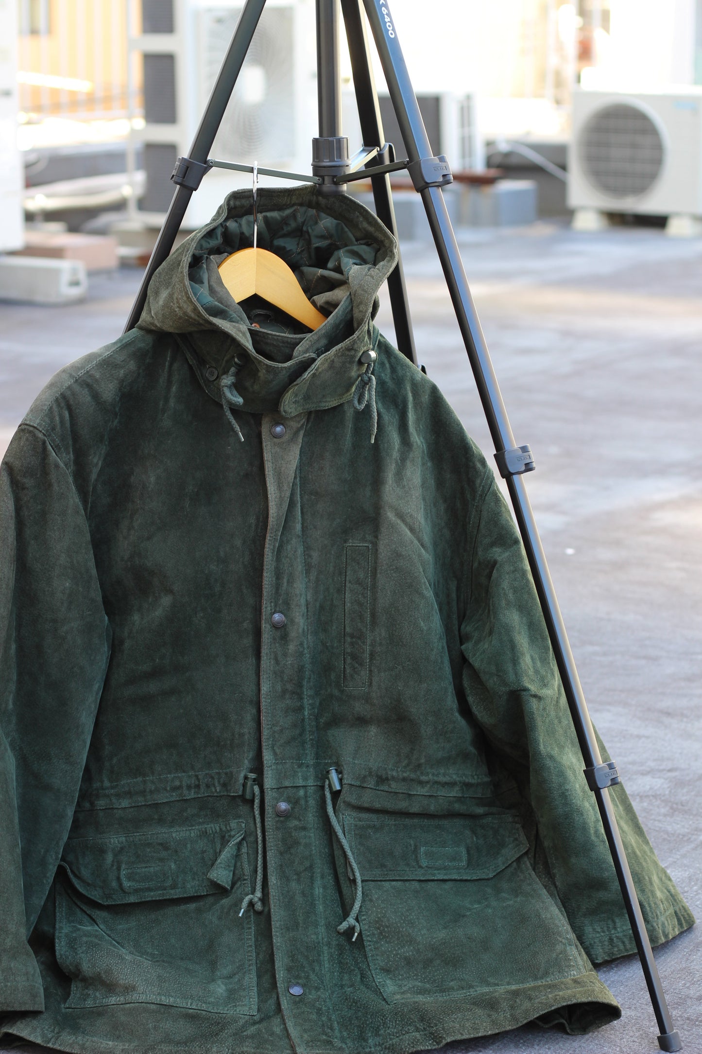 Men's Vintage Hoodies Leather Coats x3点