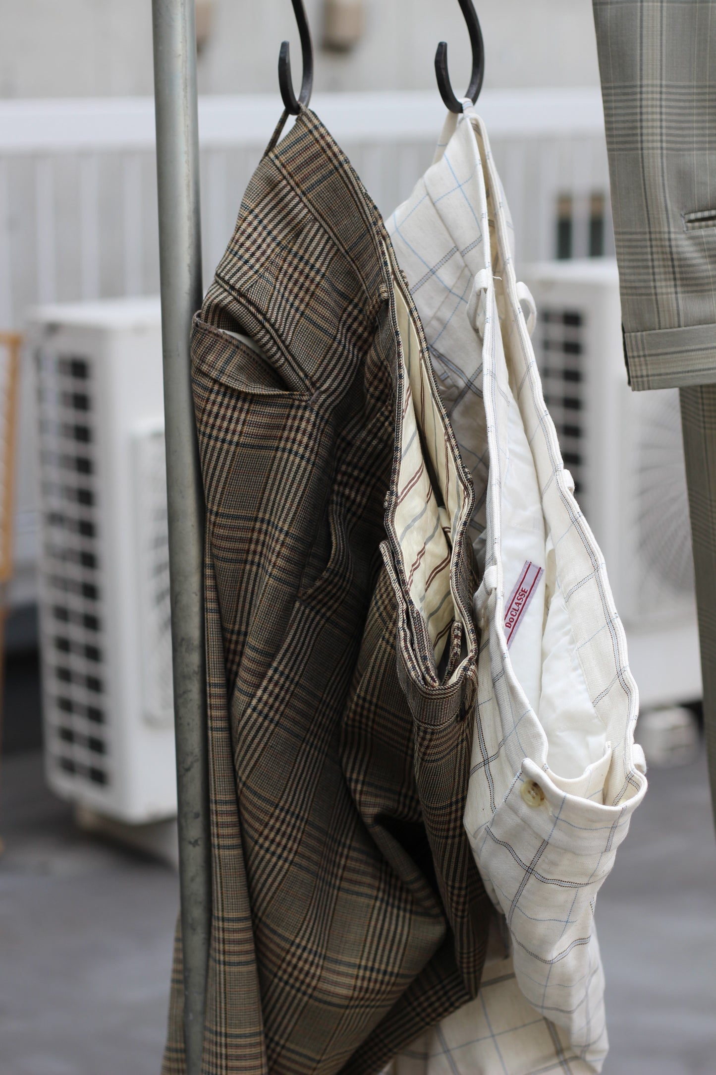 Men's Check Slacks x4点
