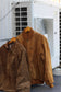 Men's Vintage Brown Short Leather Jacket x3点