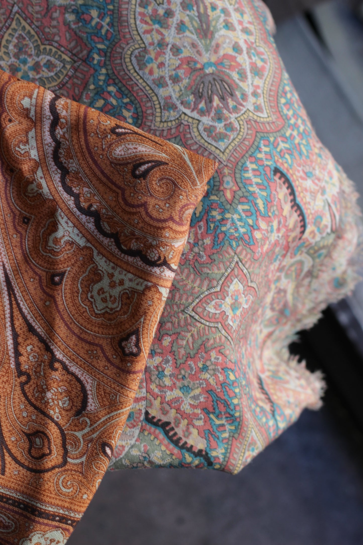 Paisley Design Stole Muffler x4点