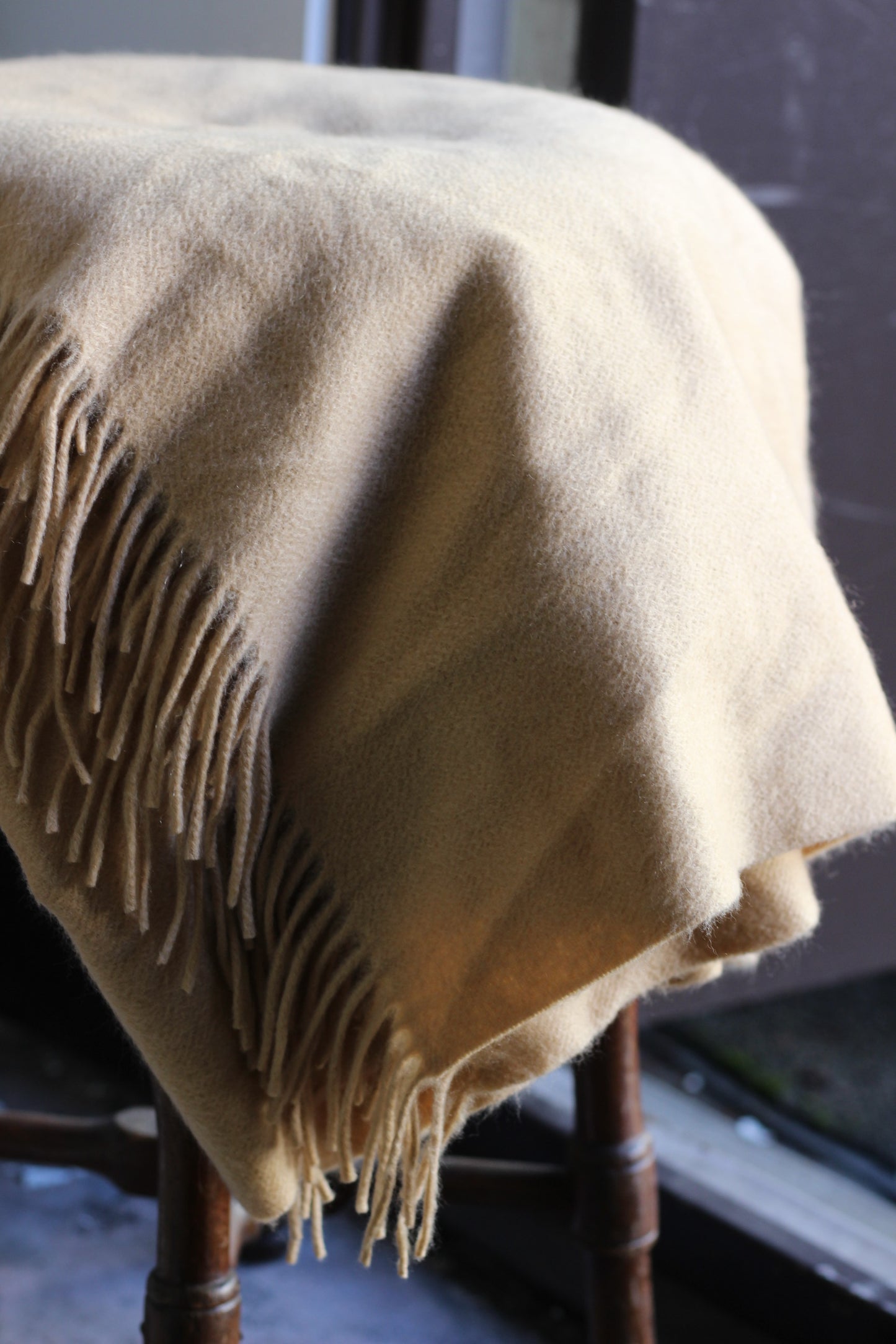100% Cashmere Beige Brown Muffler x7点