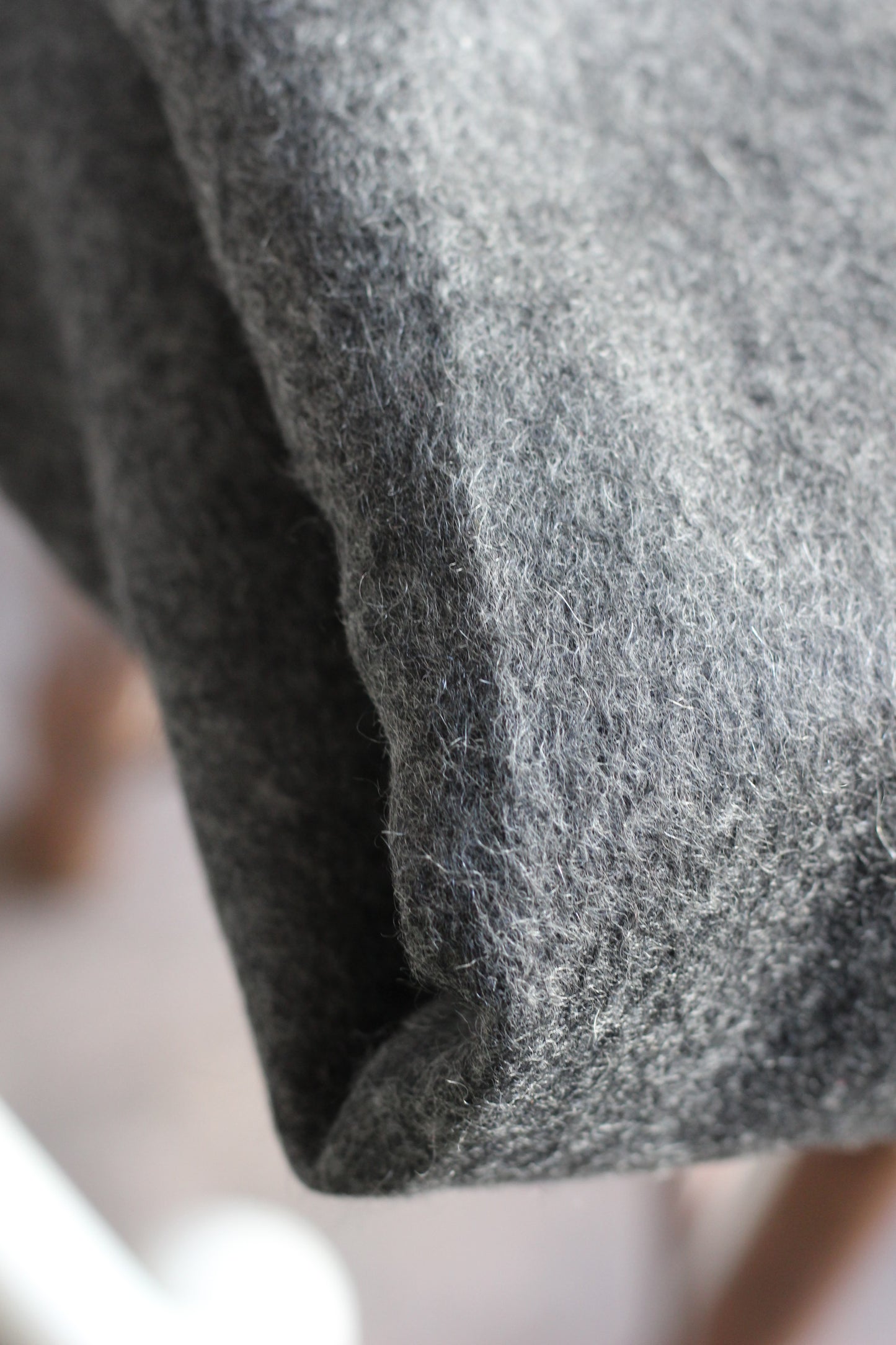 100% Cashmere Grey Navy Muffler x4点