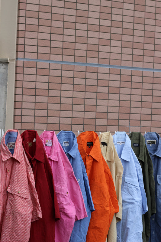 90's Men's Vintage Short Sleeve Shirt x9点
