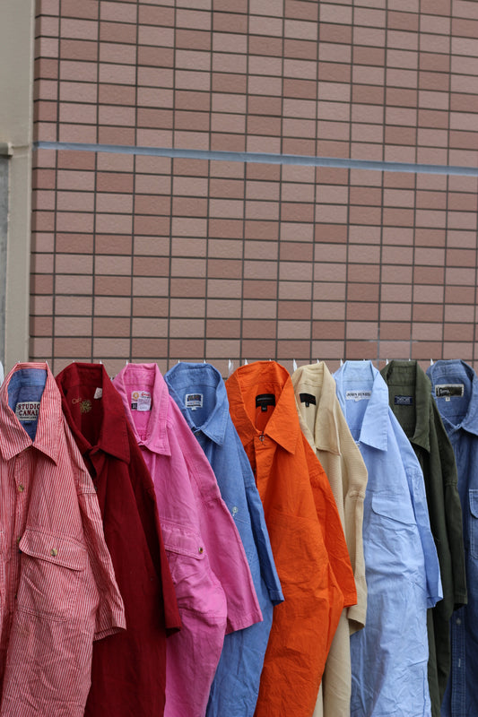 90's Men's Vintage Short Sleeve Shirt x9点