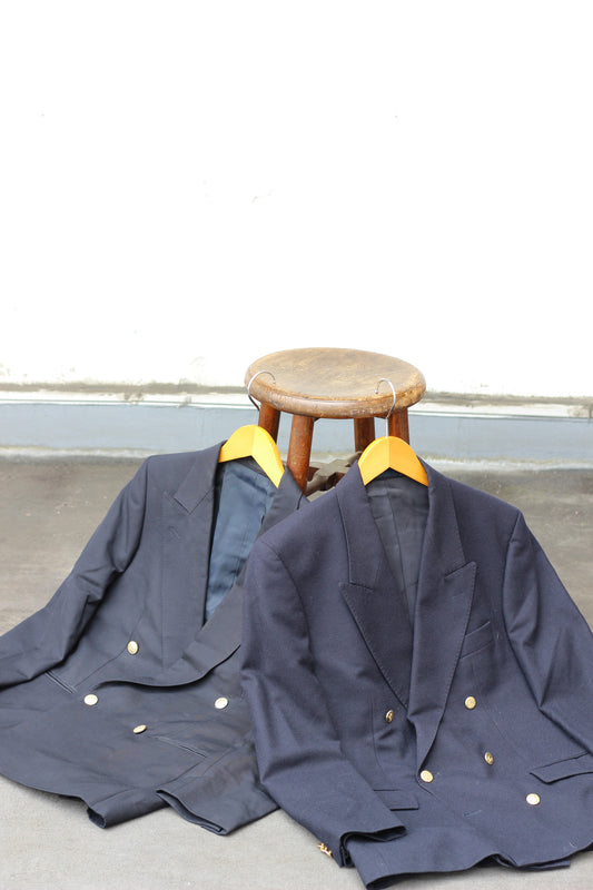 Old Burberry Gold Button Jacket x3点