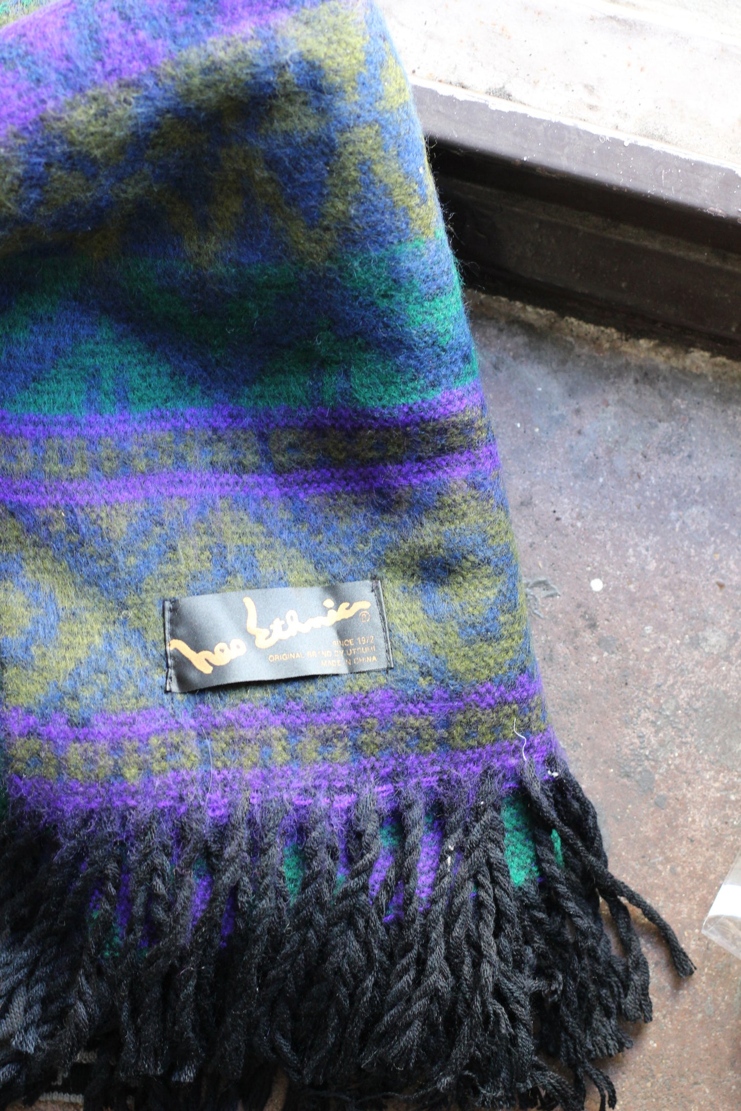 100% Cashmere Design Muffler x4点