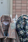 90's Men's Vintage Check & Stripe Shirt x6点