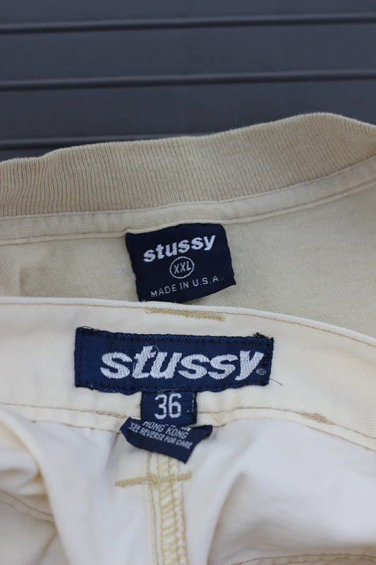 80's 90's Old Stussy T-Shirt & Shorts x2点
