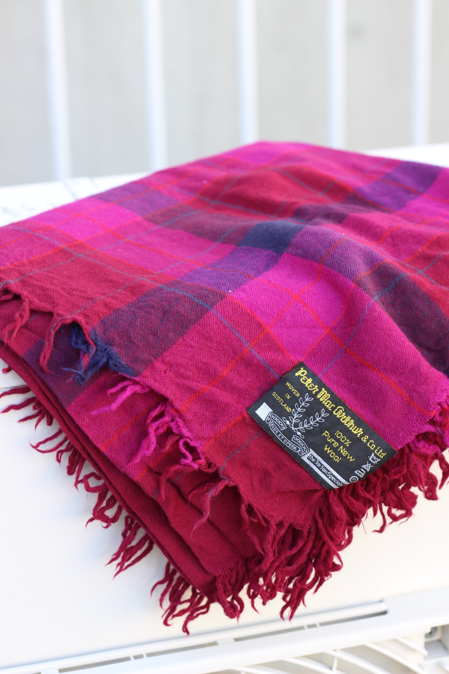 UK Vintage Blanket & Muffler x7点