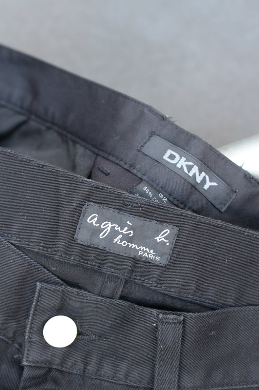 DKNY & agnès b. Men's Vintage Dress Slacks x2