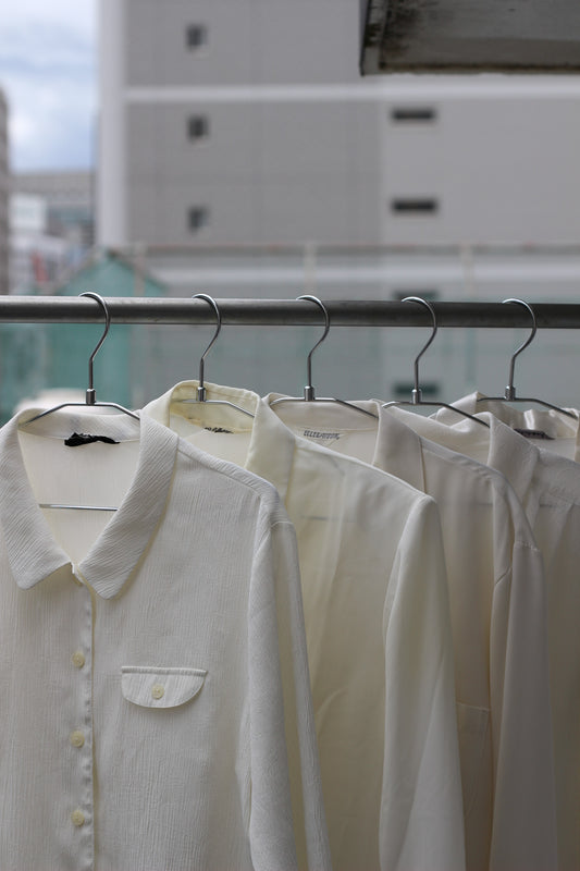 Vintage White Shirt Blouse x9点