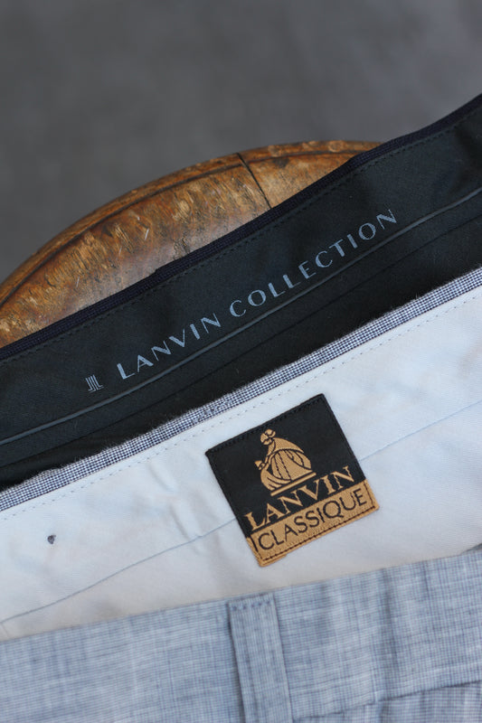 LANVIN Men's Vintage Dress Slacks x2