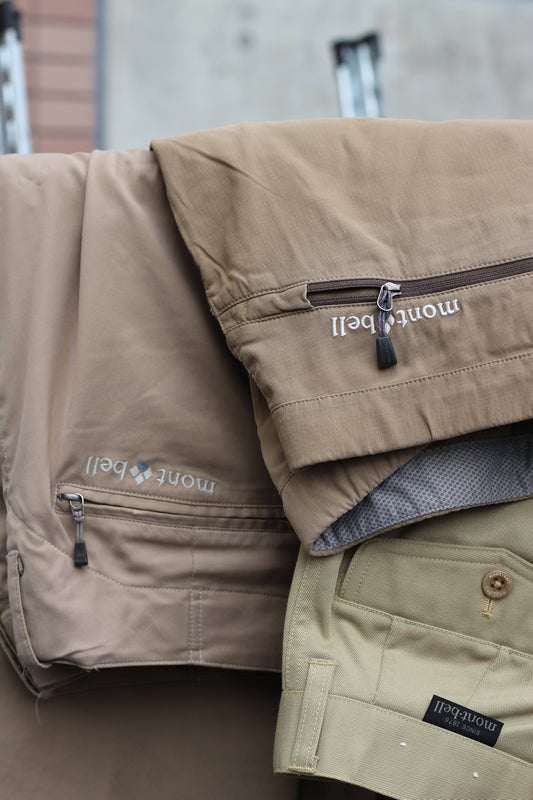 mont-bell beige Outdoor Bottoms x6点