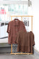 Vintage Brown Color Short Sleeve Blouse x6点