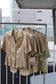 Vintage Beige Color Short Sleeve Blouse x5点