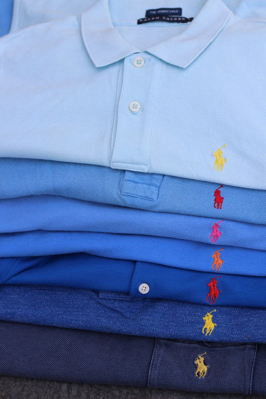 Ralph Lauren Blue Polo Shirt x7点