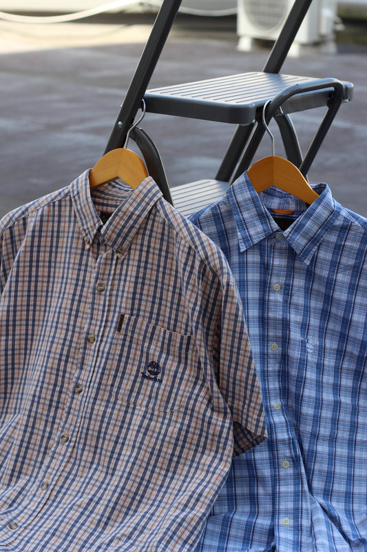 90's Timberland Check Short Sleeve Shirt x2点