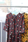 Vintage Black Flower Short Sleeve One-Piece x3点