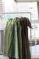 Vintage Green Design No Sleeve One-Piece x6点