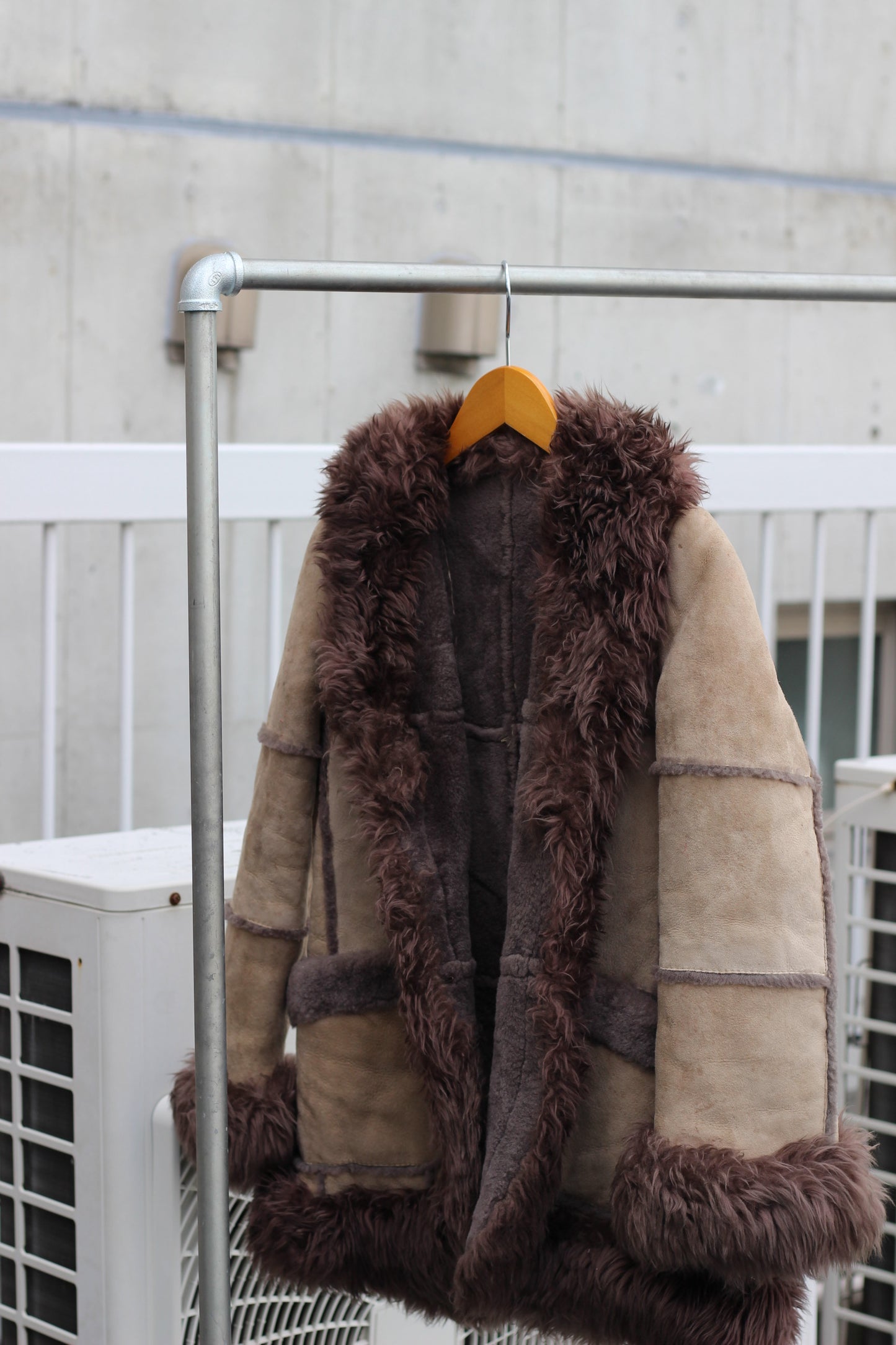 Women's Vintage Fur mouton Jacket x4点