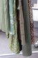 Vintage Green Design No Sleeve One-Piece x6点