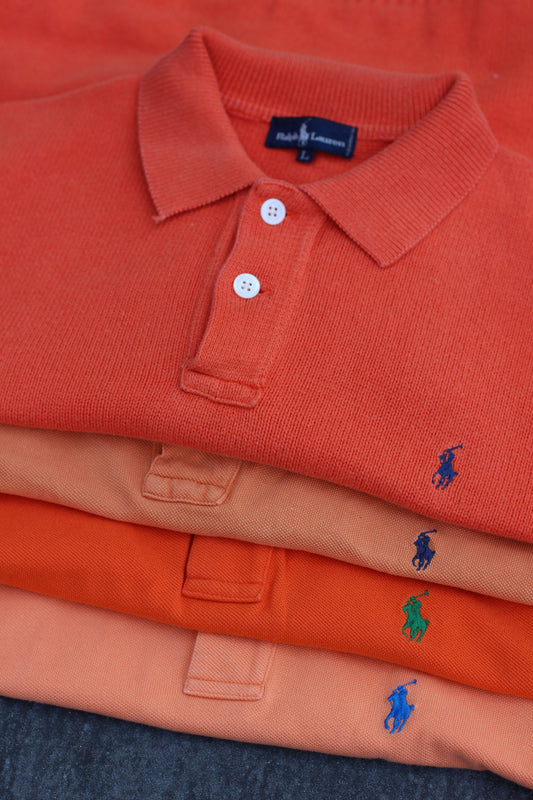 Ralph Lauren Orange Polo Shirt x6点