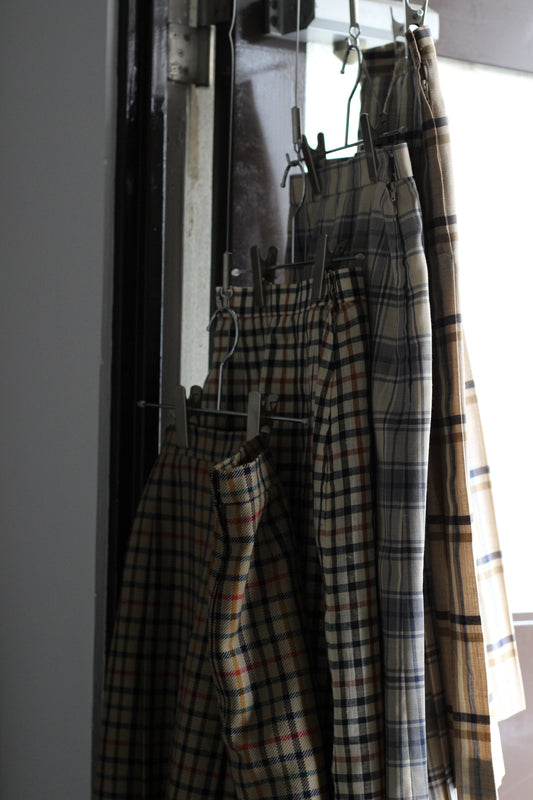 Vinatge Daks Check Skirt x7点