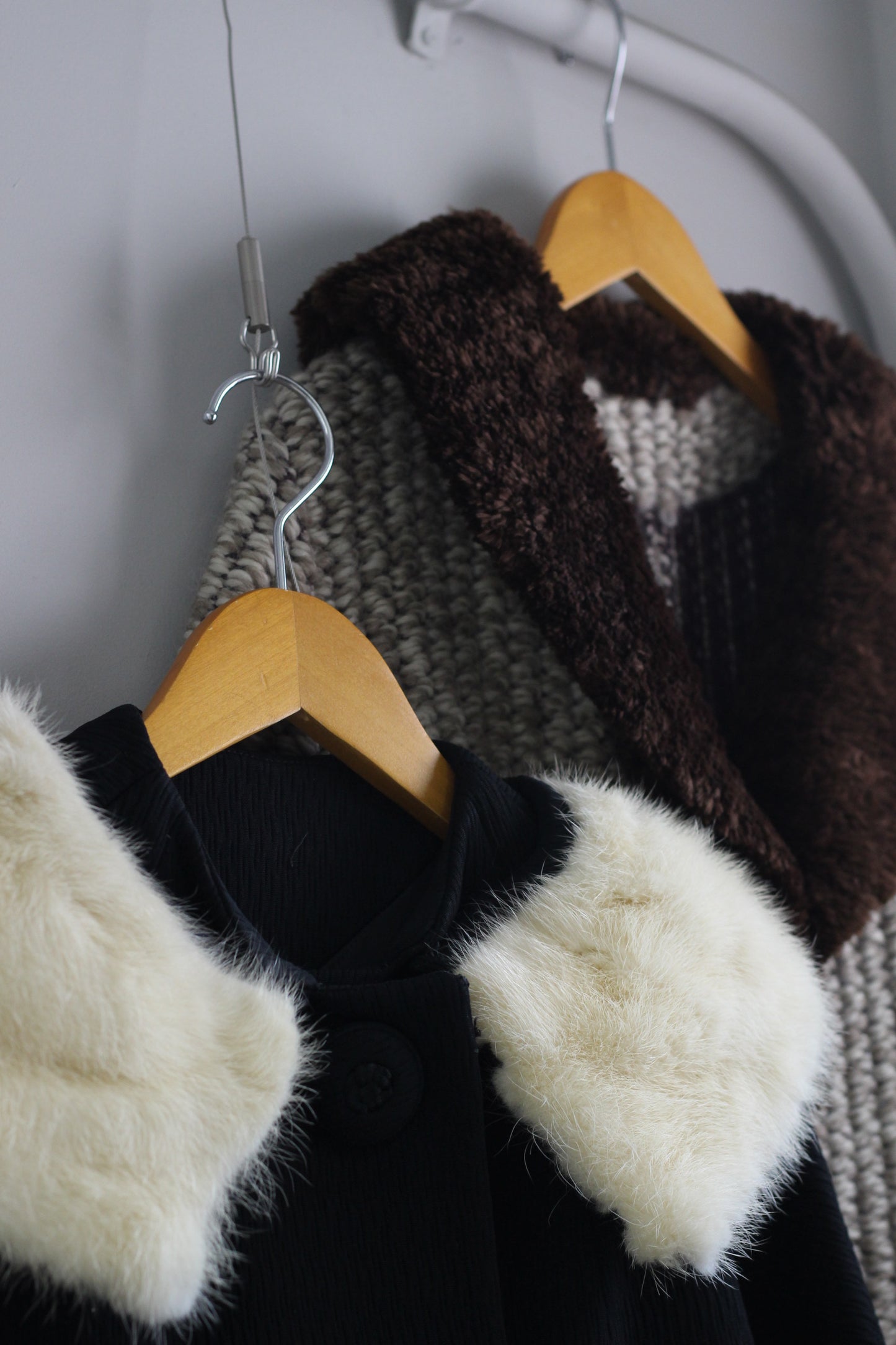 Vintage Ladies Design Fur Coat x3点