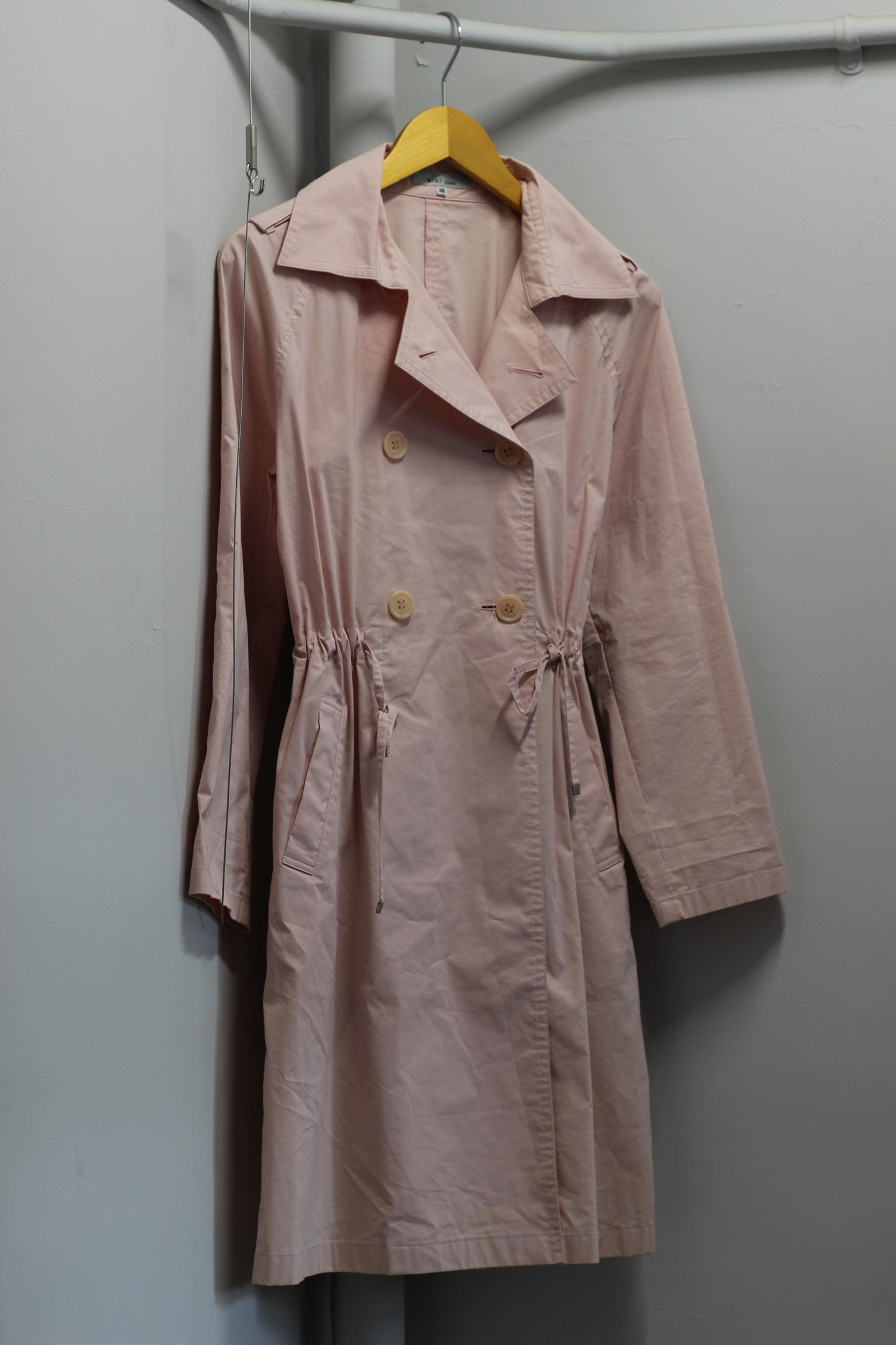 Vintage Ladies Drawstring Trench Coat x2点