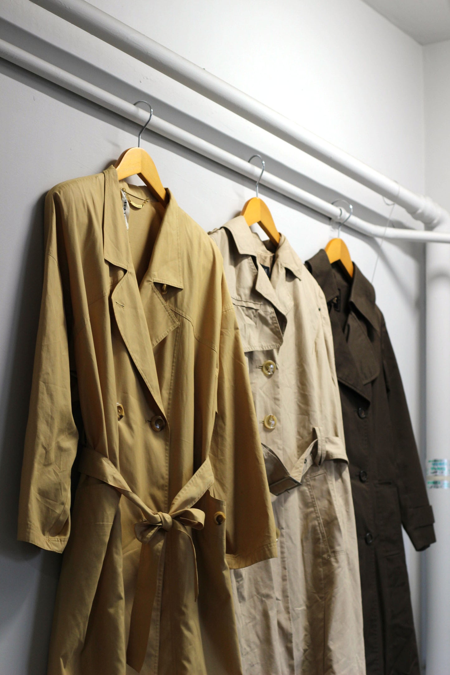 Vintage Ladies Trench Coat x3点