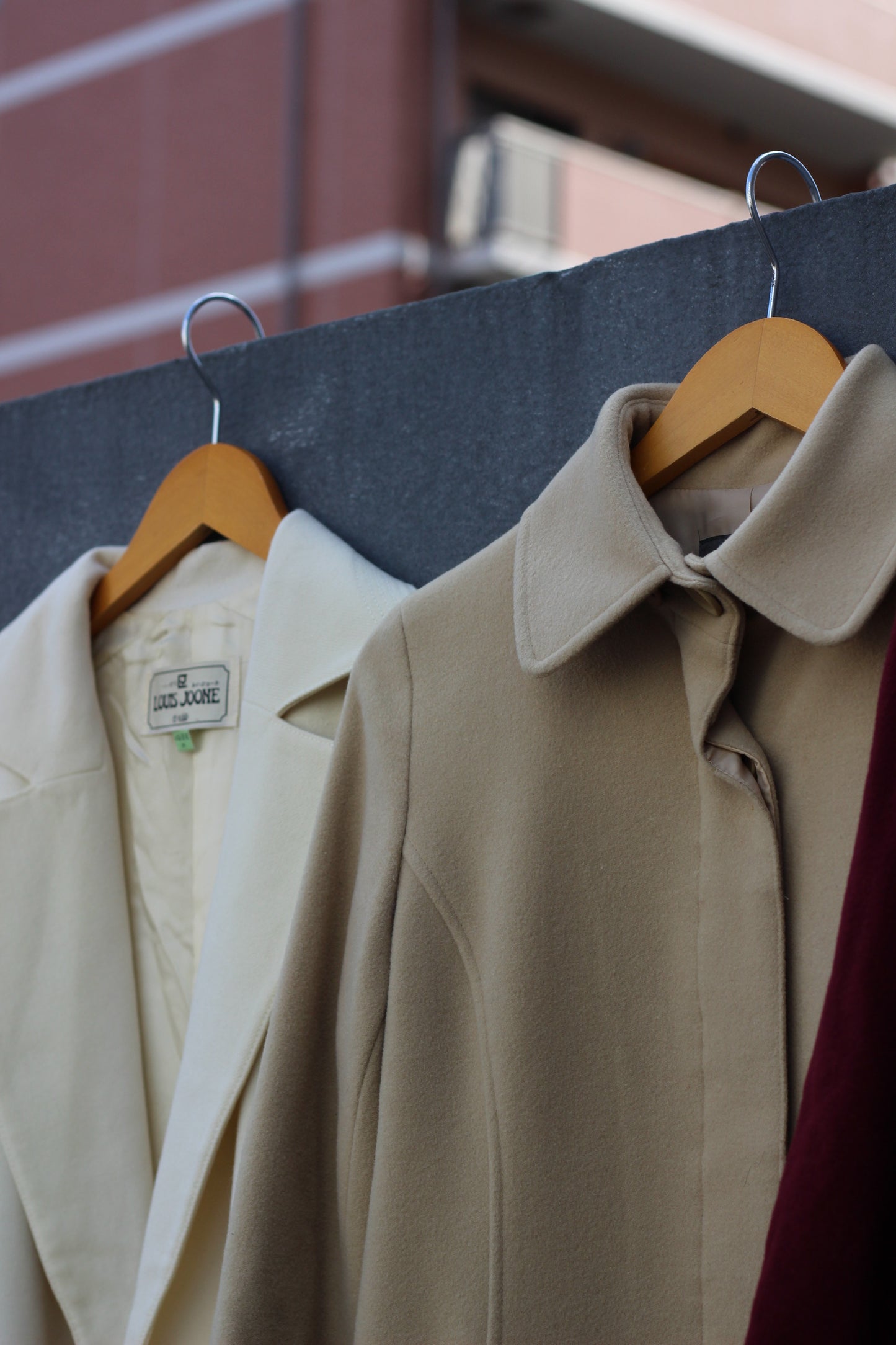 Vintage Design Wool Coat x4点
