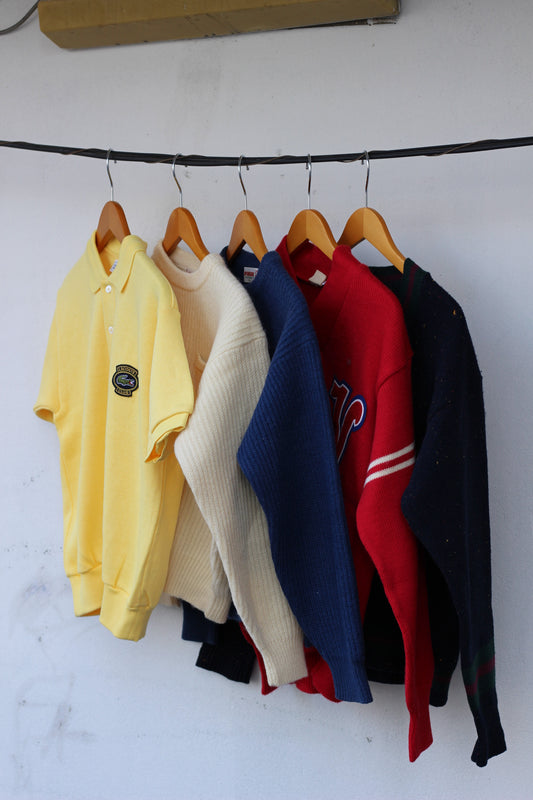 American trad style Knit x5点
