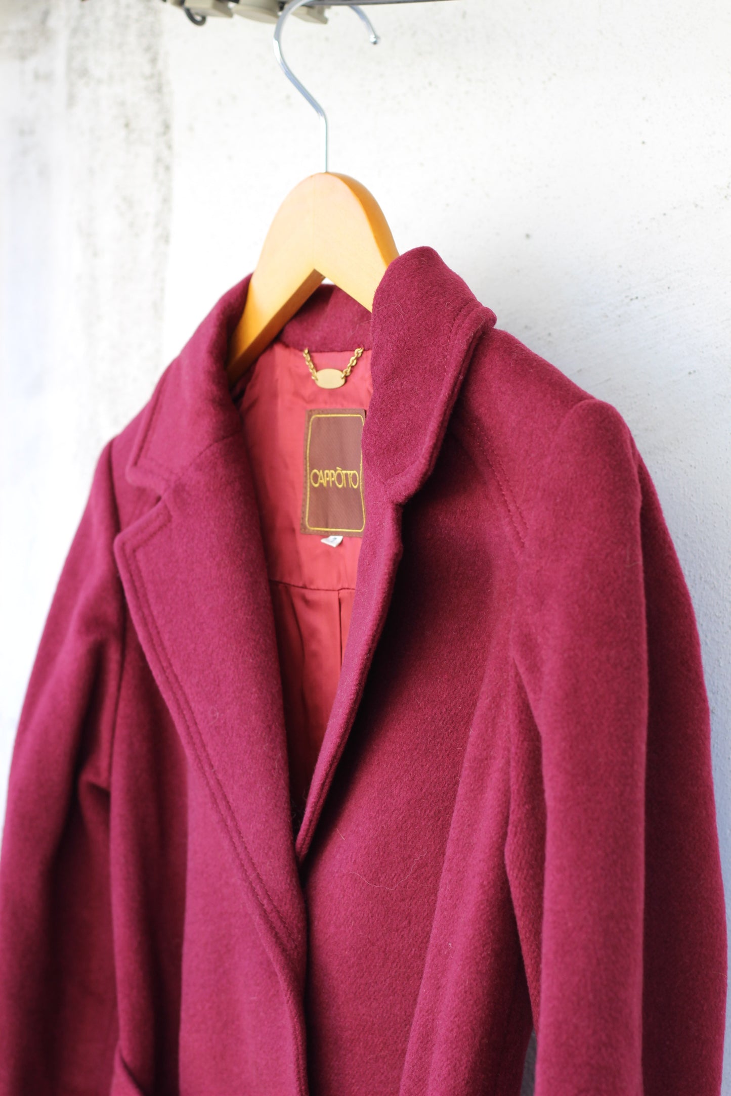 Vintage Design Wool Coat x4点