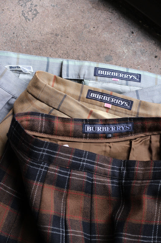 Old Burberry Skirt x3点