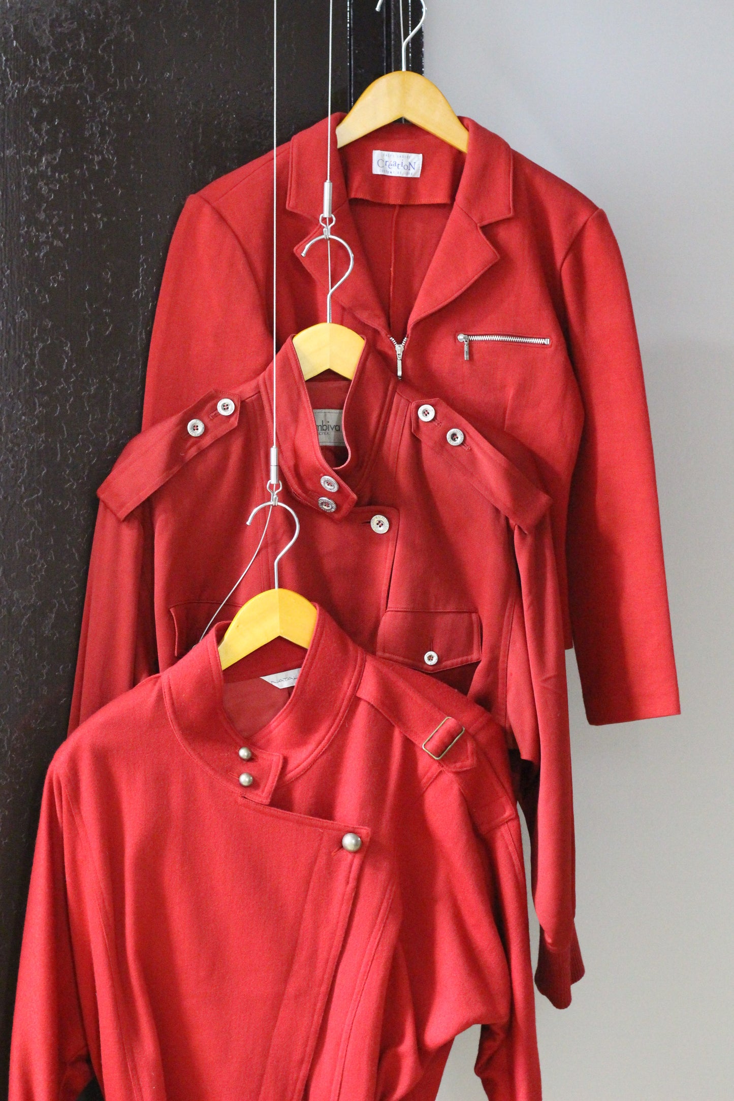 Vintage Red Design Jacket x3点