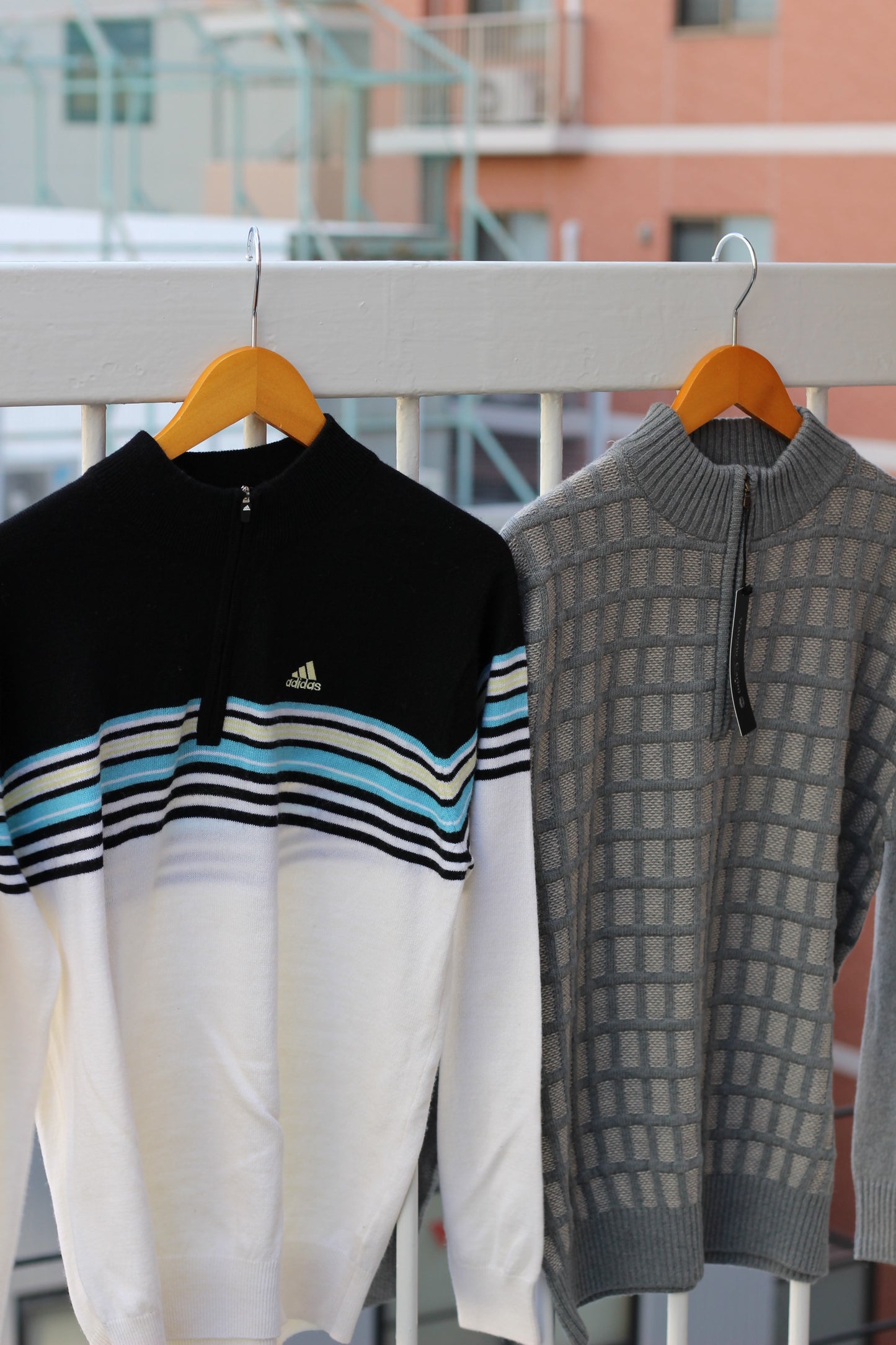 Men's brand half zip Knit x9点