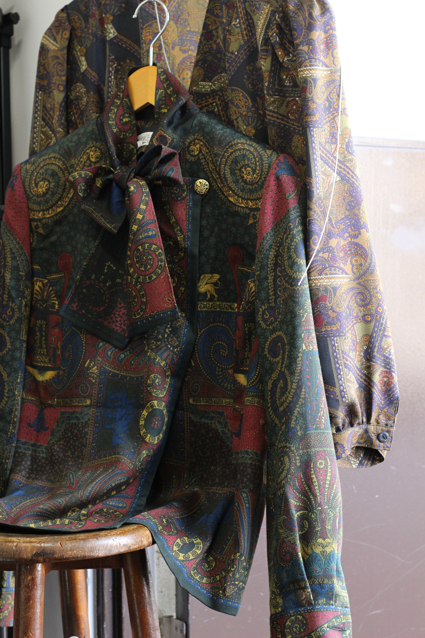 Vintage Design Long Sleeve Blouse x3点