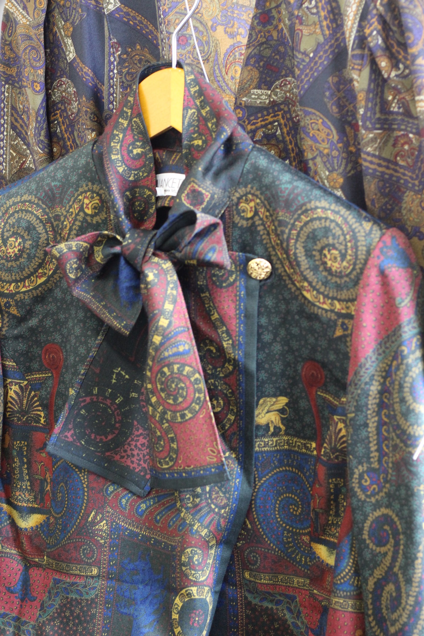 Vintage Design Long Sleeve Blouse x3点