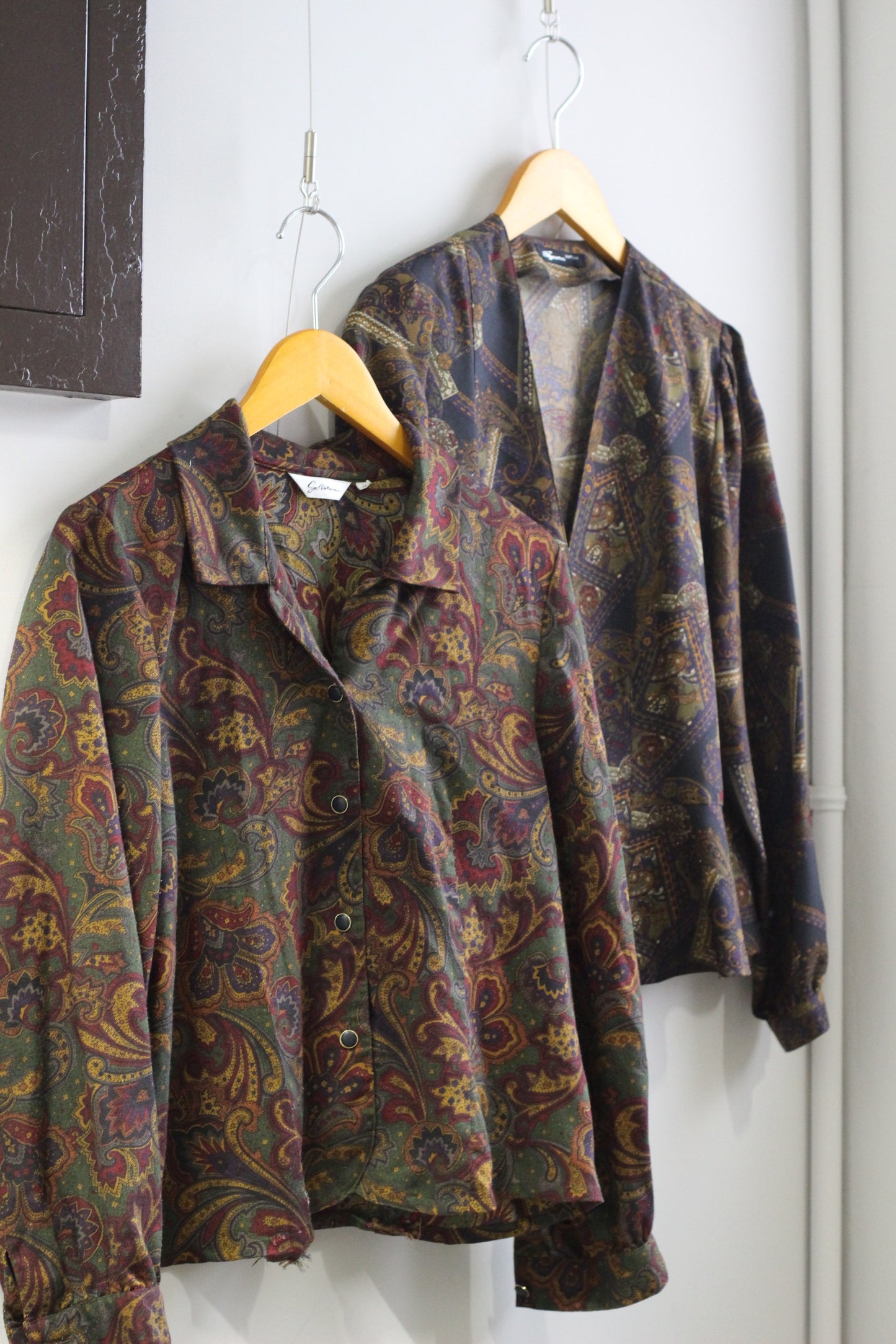 Vintage Design Long Sleeve Blouse x3点