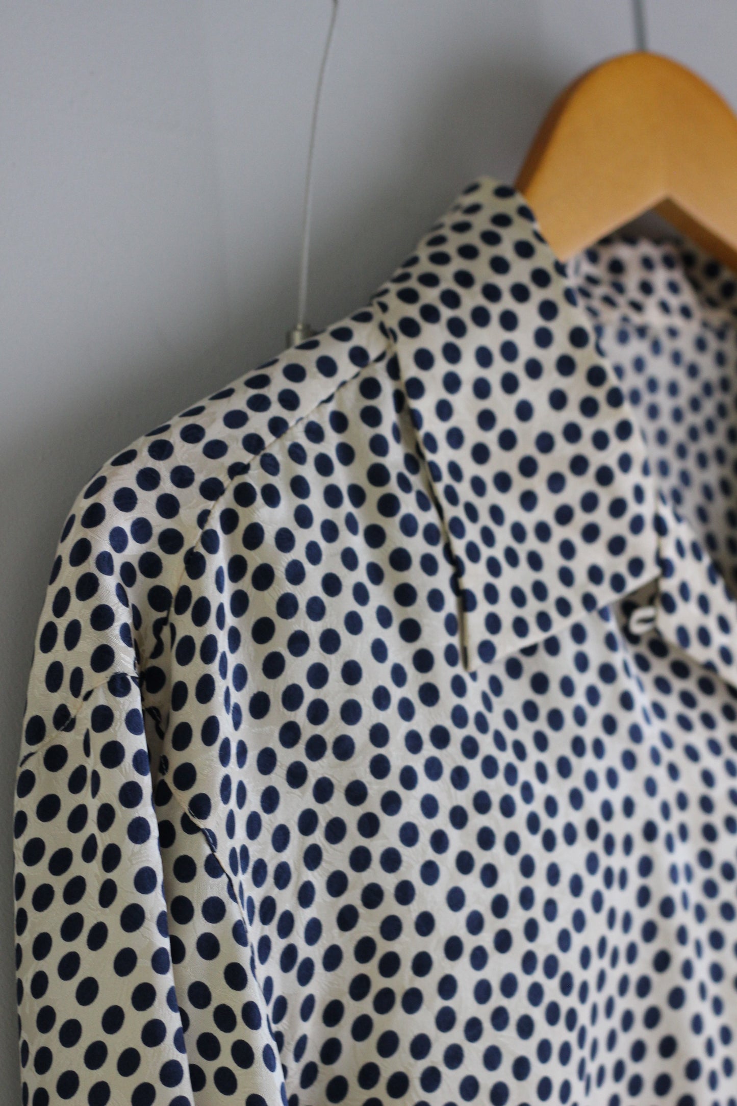 Vintage Dot Long Sleeve Blouse x3点