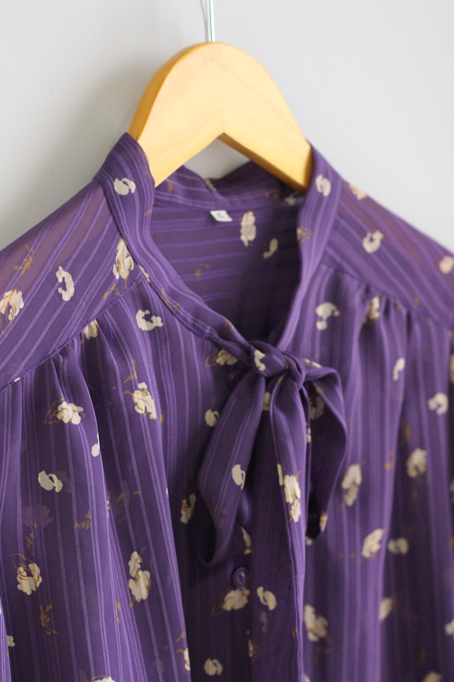 Vintage Retro Design Long Sleeve Blouse x4点