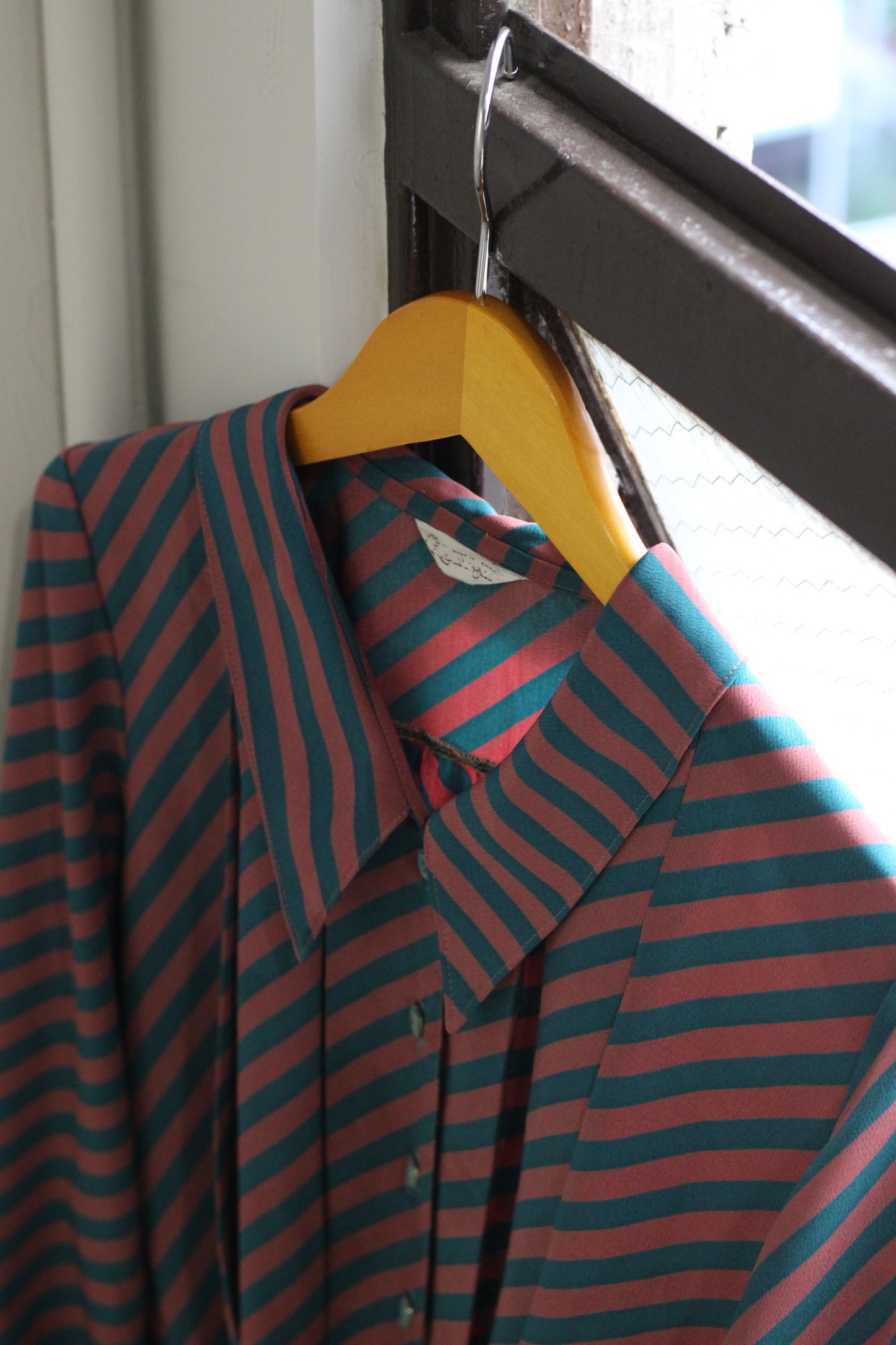 Vintage Retro Design Long Sleeve Blouse x4点