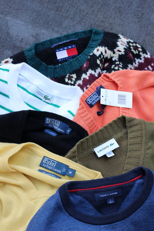 Ralph Lauren & LACOSTE & Tommy Hilfiger Knit x8点