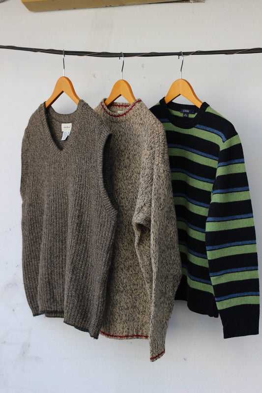 90's 00's New vintage Knit x3点